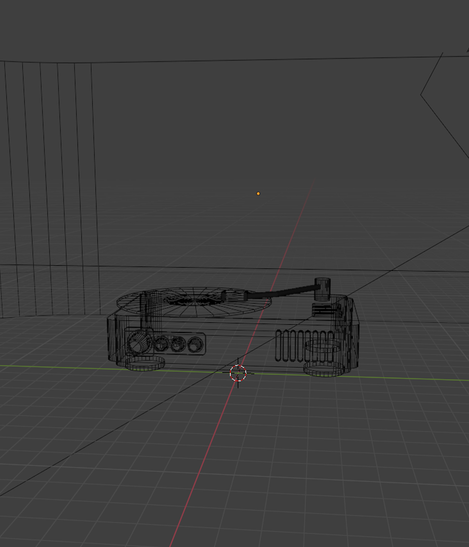 Vintage Speaker 3D Model